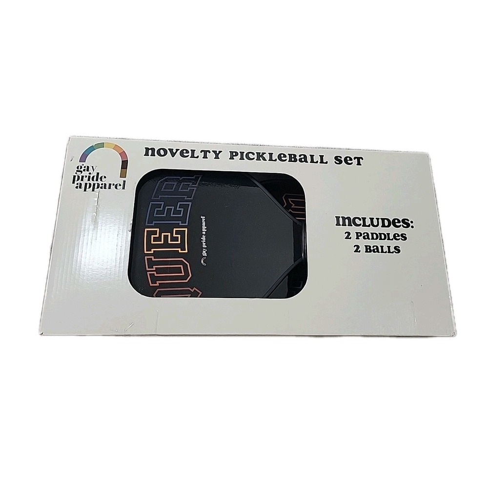 l Pickleball Set GAY PRIDE APPAREL BRAND NEW